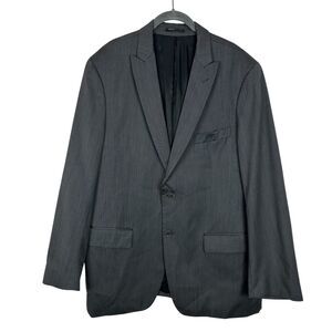 John Varvatos USA Blazer Mens 44R Gray Wool Tailored 2-Button Sport Coat Jacket
